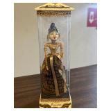 Traditional Indonesian Wayang Golek wooden rod