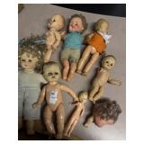 Vintage baby dolls as is