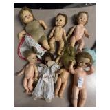 Vintage dolls as is - Horsman Dolls etc