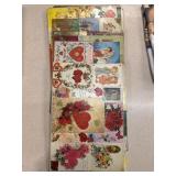 Vintage homemade card displays