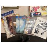 Vintage travel and craft magazines