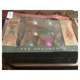 Vintage Poland/Shiny Brite ornaments in box