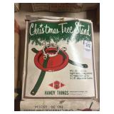 Vintage Christmas tree stand in box