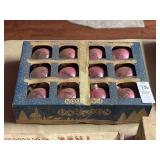 Vintage Paragon ornaments in box