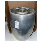 Vintage aluminum draft beer tapper mini keg- 12