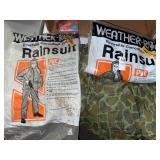 2 Vintage Weather -Rite rain suits