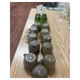 Lot of glass mugs and stemware