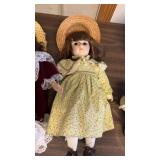 2 vintage porcelain collectorï¿½s dolls