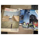 Box lot of vintage Farming magazines
