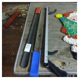 Pair of shoe horns and grabber tool
