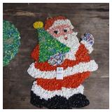 Santa with tree popcorn Christmas decor