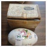 Shackman porcelain egg