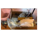 Step stool, small basin, pill organizers, etc.