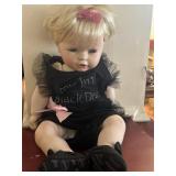 Betsy Buddand Porcelain & heavy stuffed body Doll
