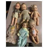 Vintage dolls as is - Remco, Delton etc