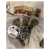 3 boxes of RCA Red Seal Sound Tape and bag of