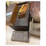 Lot of wooden organizers