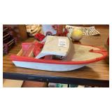 Vintage Toy Boat