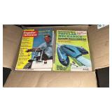 Box of vintage popular science books