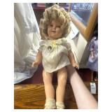 Vintage Shirley Temple composition doll has