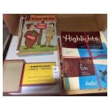 Vintage yogi bear & variety of magazines