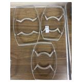 3 Corning Ware metal casserole trivets