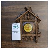 Vintage USA wooden decorative thermometer