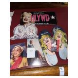 Marilyn Monroe memorabilia & size 7/8 flip flops