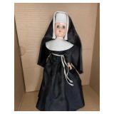 Vintage 1940s Nun Doll -12 inches h