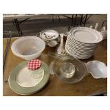 Lot of assorted dishes - vintage Mikasa set etc