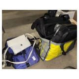 Lot of duffel and assorted bags