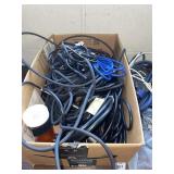 Flat of professional audio cables and others