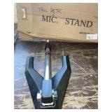 Yorkville tall desk microphone stand