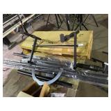 Box of 5 microphone stands and keyboard stand?