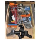 Lot of mic attachments and audio cords