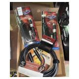 Microphone cable and 2 audio cable adapters