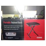 Casio X-Style Padded Keyboard Bench- new in box
