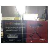 Casio X-Style Padded Keyboard Bench- new in box