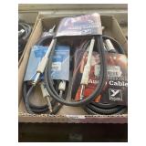 Flat of professional audio cables and others