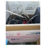 Box lot variety of wires & Arris modem