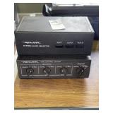 Realistic stereo audio selector and tape control