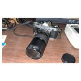 Vintage Canon AE1 Camera with Hoya 55mm Lens