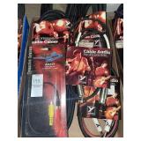 Flat of professional audio cables and others