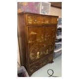 Vintage Oriental Wardrobe Cabinet