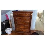Wooden Chest of Drawers NO CONTENTS