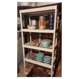 Plastic Storage Rack NO CONTENTS