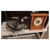 Chandelier  and Mantel Clock