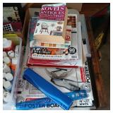 Books, paint and craft supplies