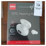 New in box RCA OTC hearing aids