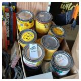 Box of wood stain